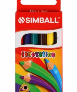 COD: 434 - Lápiz Color x 6 Corto Innovation - Simball