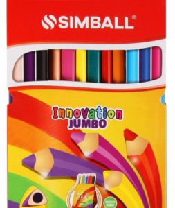 COD: 439 - Lápiz Color Largo x 12 Jumbo Innovation - Simball